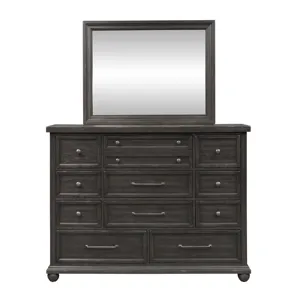 Harvest Home Queen Panel Bed, Dresser & Mirror, Chest