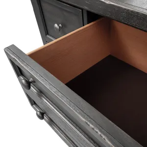 Harvest Home Queen Panel Bed, Dresser & Mirror, Chest