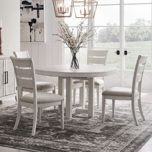 Backroads 5 Piece Pedestal Table Set