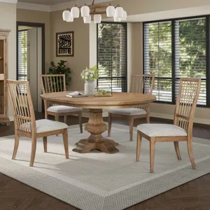 Haven Hills 5 Piece Pedestal Table Set
