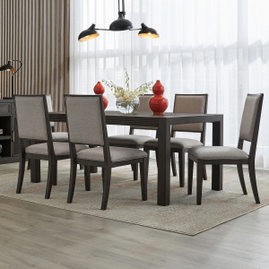 Modern Edge 7 Piece Rectangular Table Set