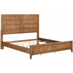 Shaker Lakes Queen Panel Bed, Dresser & Mirror, Night Stand