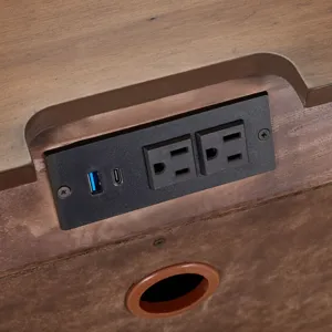 Shaker Lakes Nightstand w/ Charging Station