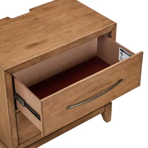 Shaker Lakes Nightstand w/ Charging Station