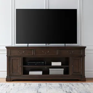 84 Inch TV Console w/ Fireplace option