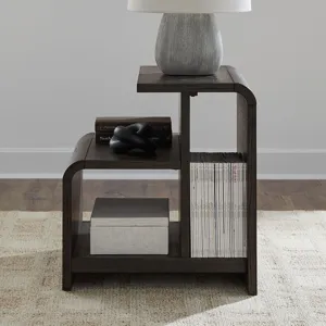 Perspectives End Table - Espresso