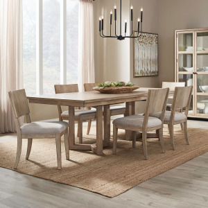 Robindale 7 Piece Double Pedestal Table Set