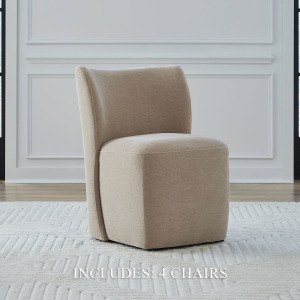 Wicker Accent Dining Chairs - Set of 4