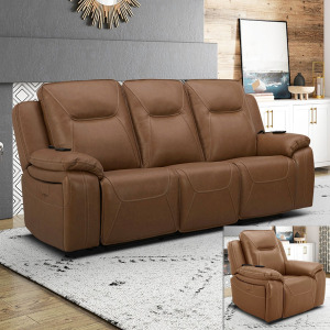 Callihan Sofa & Recliner