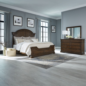 Arden Road King California Poster Bed, Dresser & Mirror