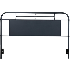 Vintage Series King Metal Headboard - Navy