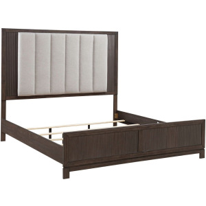 Modern Edge Upholstered Bed