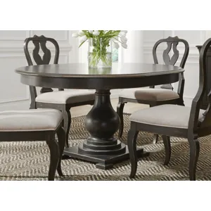 Round Pedestal Table Top, Black