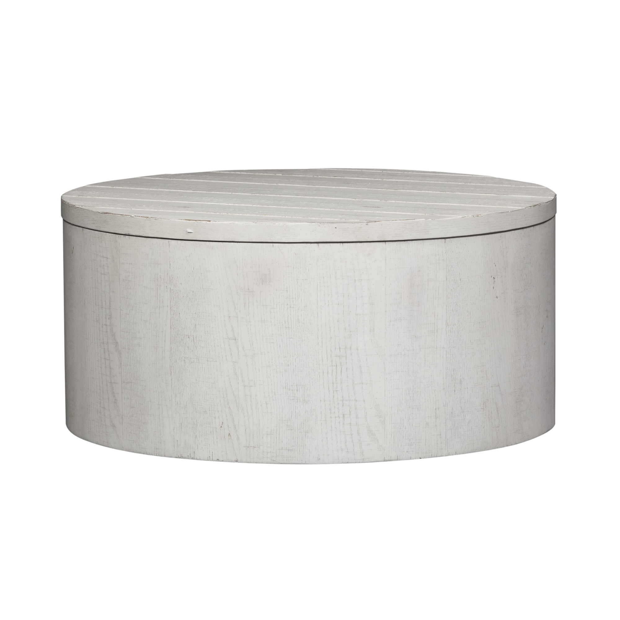 Modern Farmhouse Drum Cocktail Table 406WOT1011 by Liberty Furniture