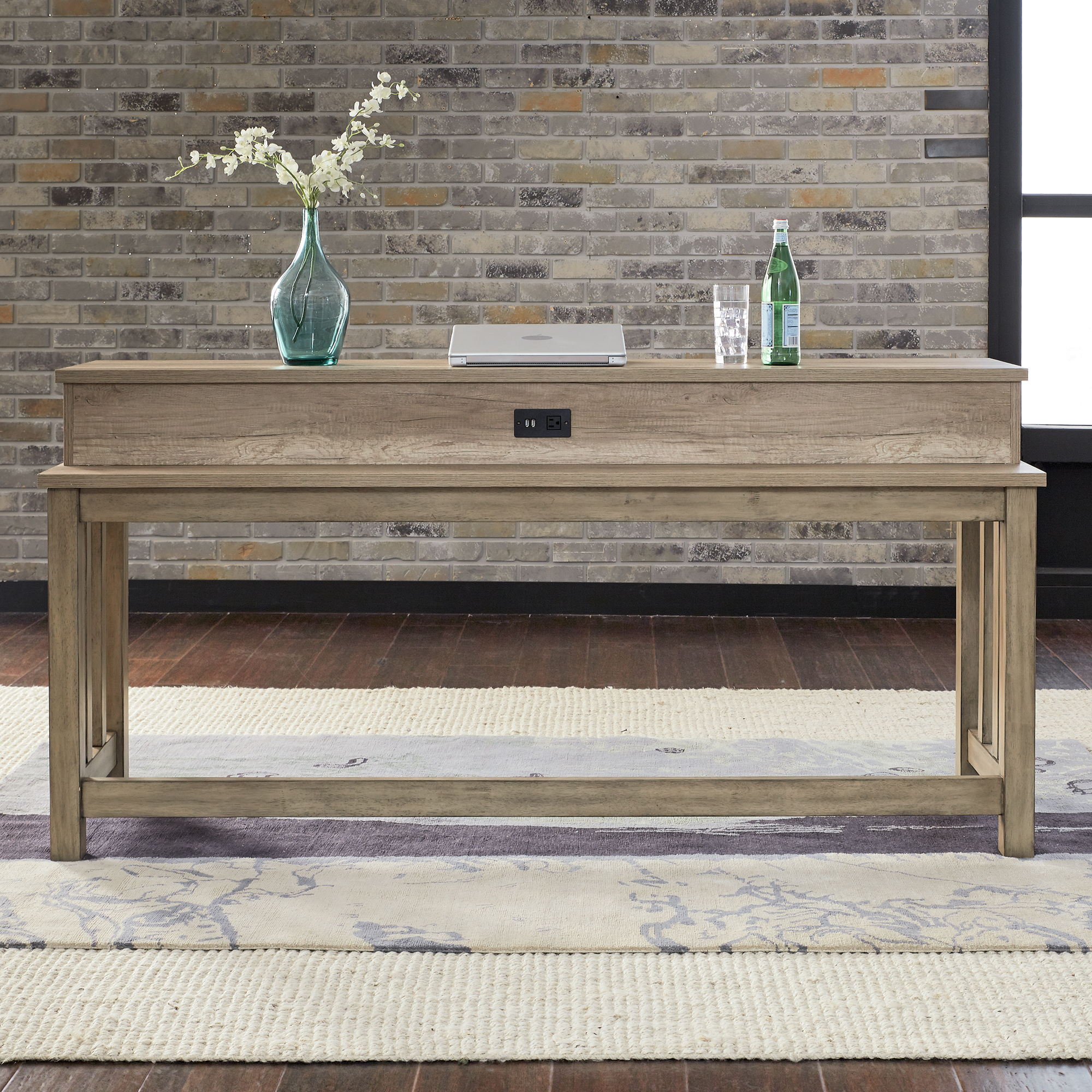 Sun Valley Console Bar Table 439OT7436 by Liberty Furniture at Bruce
