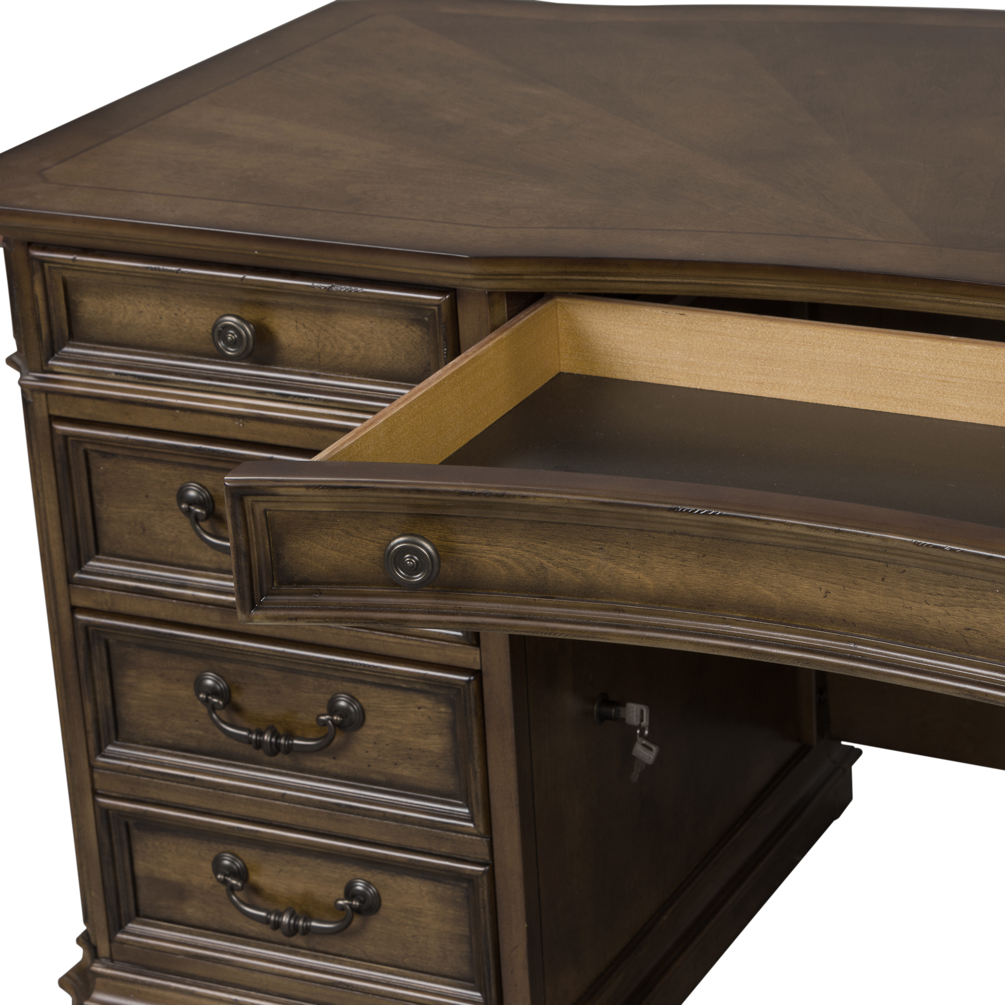 Amelia Jr. Executive Desk Base NIS366870116 at FurnitureLand