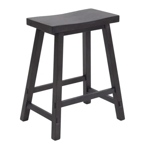 Creations II 24 Inch Sawhorse Counter Stool - Slate
