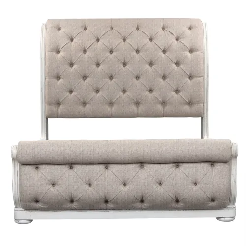 Magnolia Manor King California Upholstered Sleigh Bed