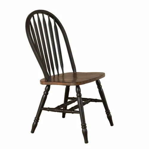 Carolina Crossing Windsor Side Chair- Black