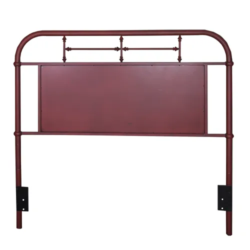 Vintage Series Twin Metal Headboard - Red