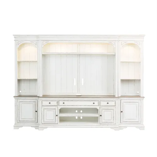 Magnolia Manor Entertainment Center with Piers