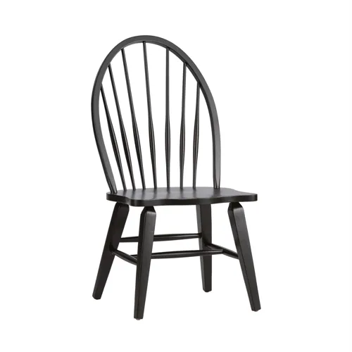 Hearthstone Ridge Windsor Back Side Chair - Black