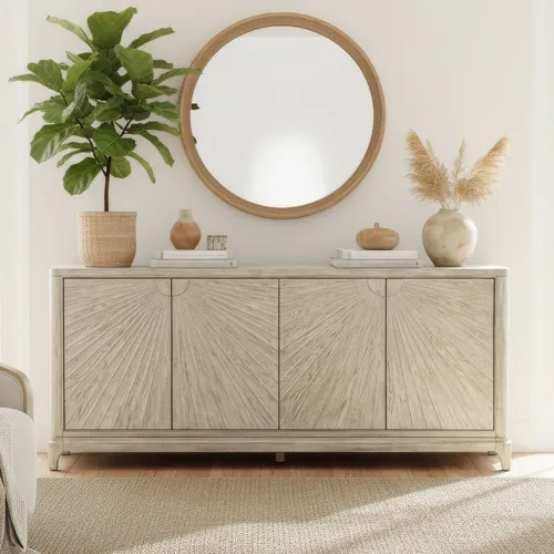 Montecito 4 Door Accent Cabinet