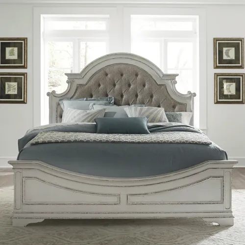Magnolia Manor King California Upholstered Bed