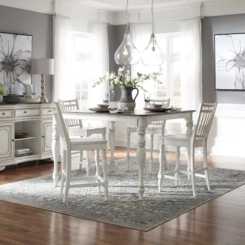 Magnolia Manor Opt 5 Piece Gathering Table Set