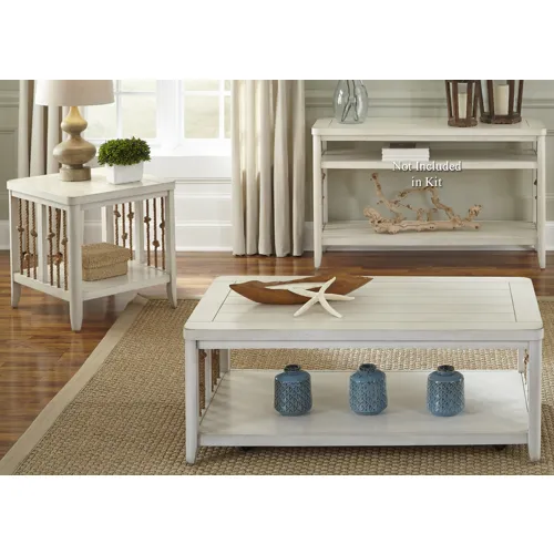 Dockside 3 Piece Set (1-Cocktail 2-End Tables)
