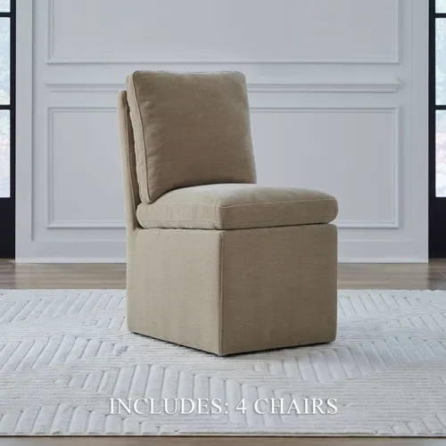 Wicker Accent Dining Chairs - Set of 4