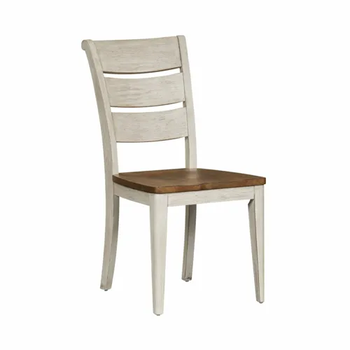 Farmhouse Reimagined Ladder Back Side Chair