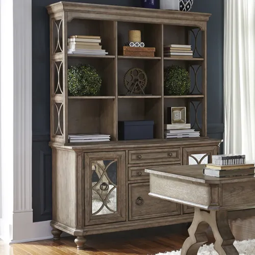 Simply Elegant Credenza & Hutch Set