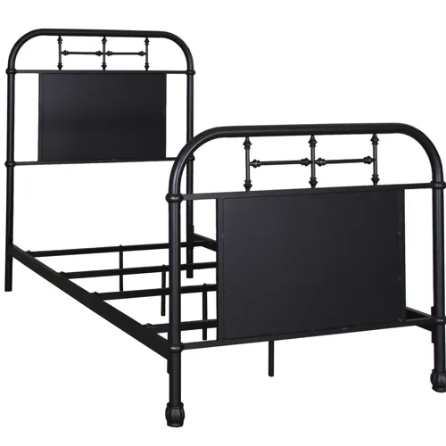 Vintage Series Full Metal Bed - Black
