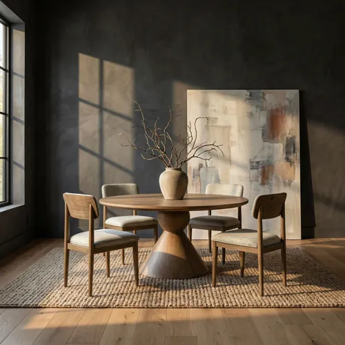 Briarcrest 5 Piece Round Ped Table Set