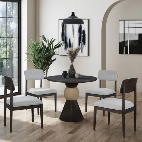 Briarcrest 5 Piece Round Table Set