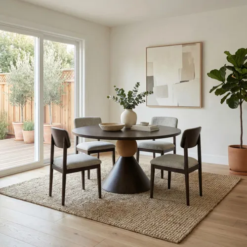 Briarcrest 5 Piece Round Ped Table Set