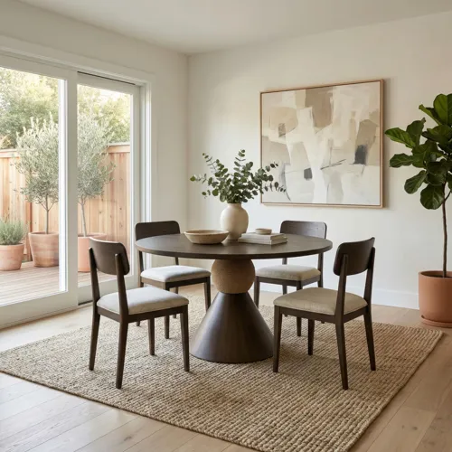 Briarcrest Opt 5 Piece Pedestal Table Set