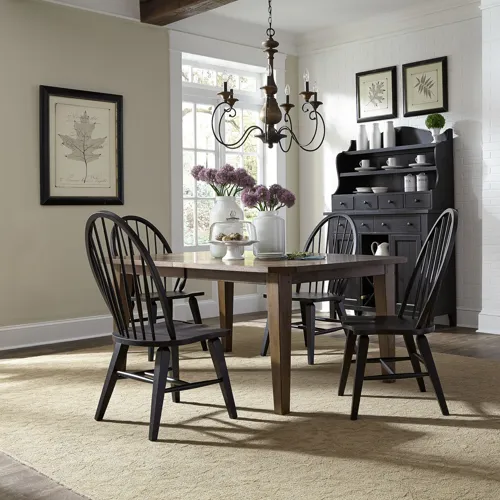 Hearthstone Ridge 5 Piece Rectangular Table Set