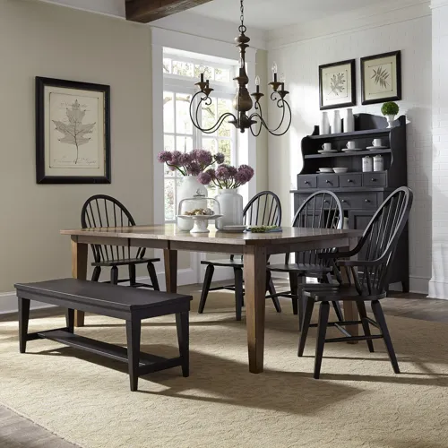 Hearthstone Ridge 6 Piece Rectangular Table Set