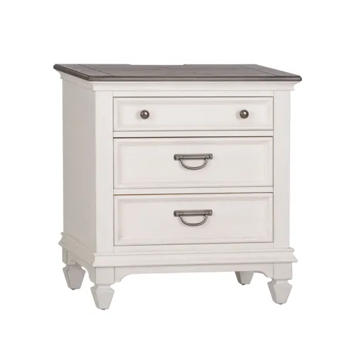 Allyson Park Night Stand w/ Charging Station
