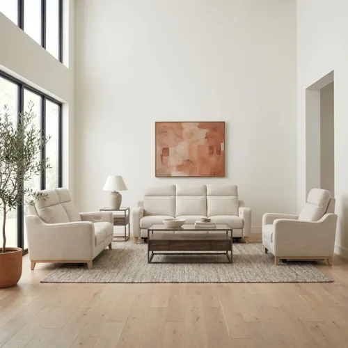 Como Sofa w/ Loveseat & Recliner