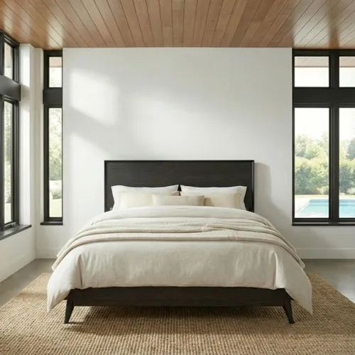 Century Modern Queen Panel Headboard