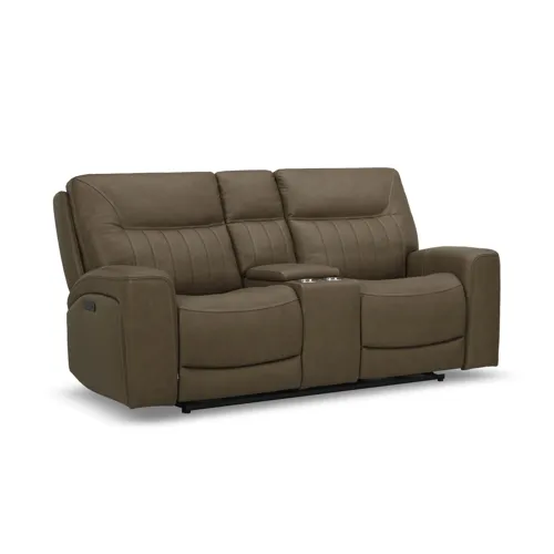 Bennett Loveseat w/ Console P2 & ZG - Butternut