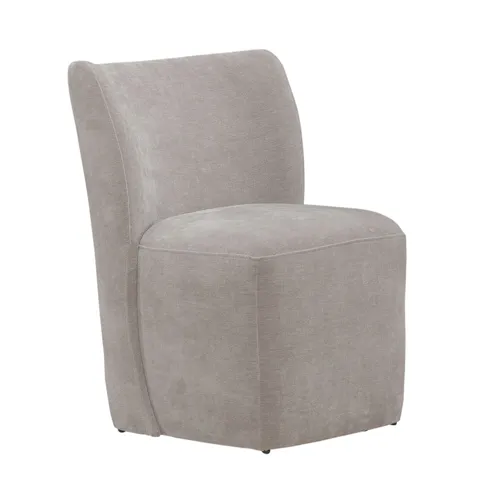 Accent Dining Chair w/ Casters - Truffle
