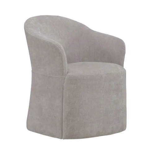 Accent Dining Chair w/ Casters - Truffle