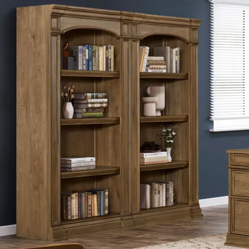 Reynolda 2 Piece Bunching Bookcase