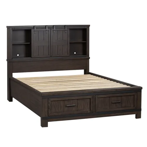 Thornwood Hills Queen Bookcase Bed
