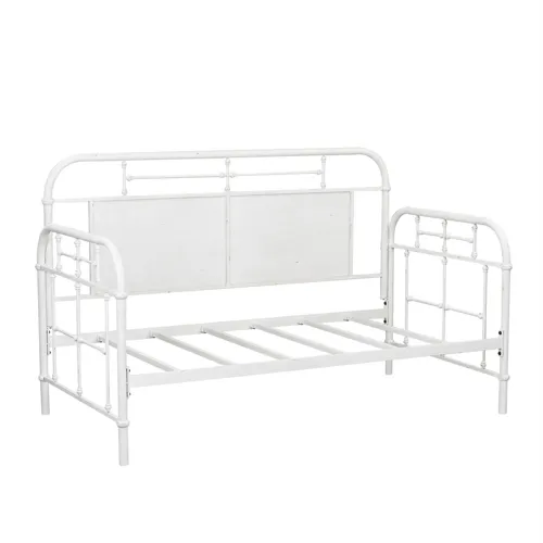 Vintage Series Twin Metal Day Bed - Antique White