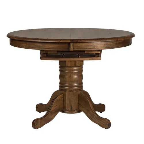 Carolina Crossing Pedestal Table